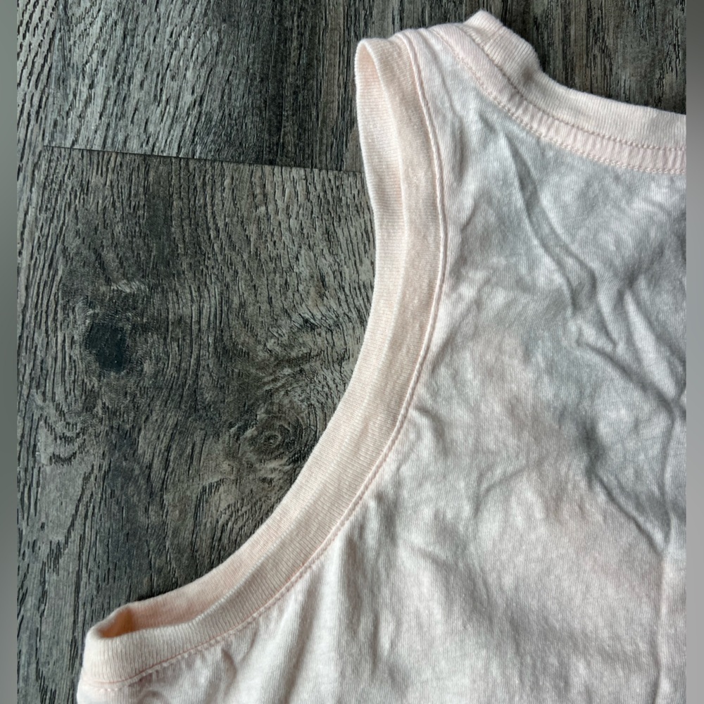 Everlane Top Pink Cotton Tank Top Size Small V Neck Sleeveless Womens - Picture 7 of 7
